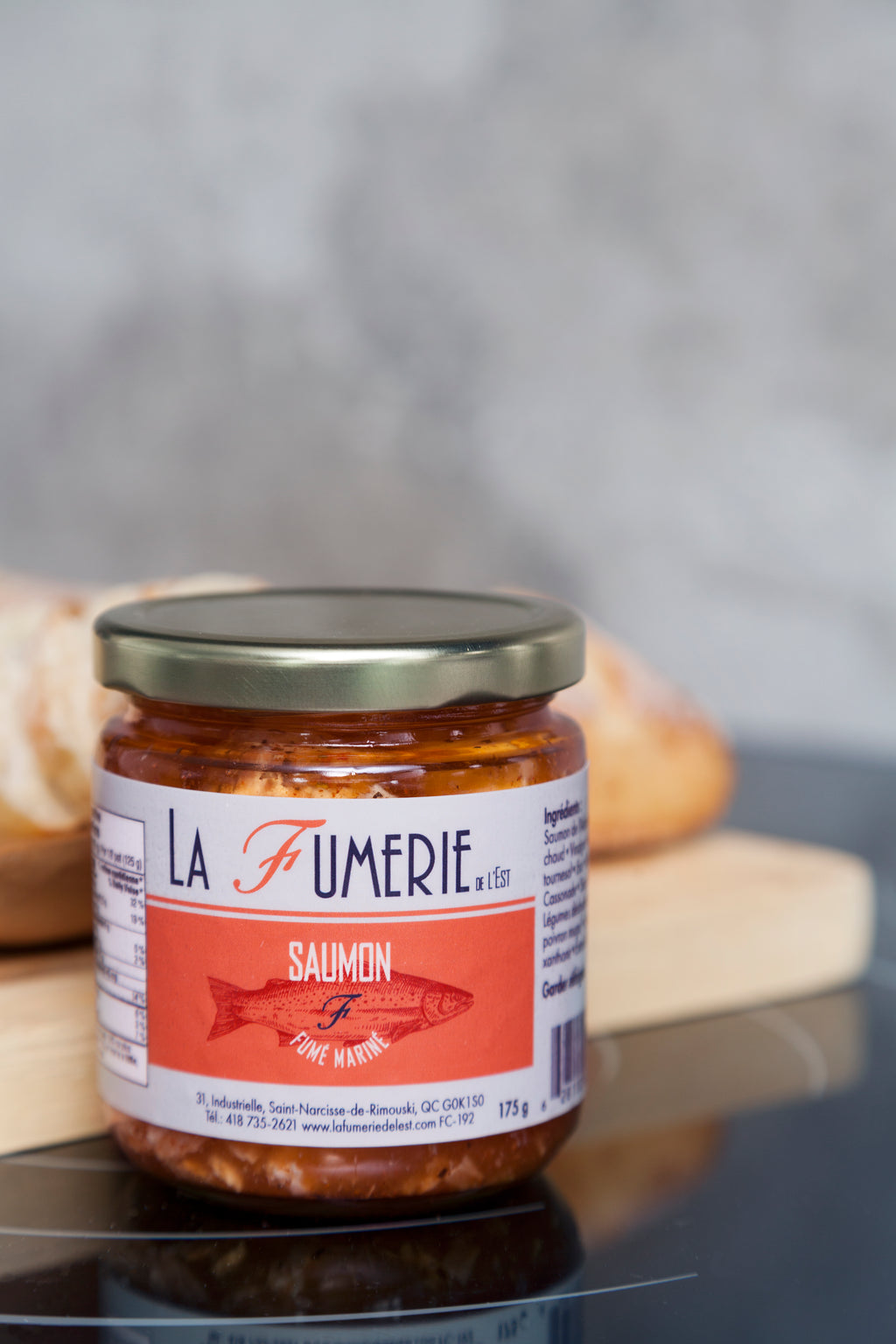 Pot saumon fumé mariné 175g